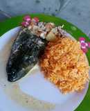 Chile poblano relleno de atún a la Yesik