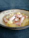 Salchichas frescas guisadas