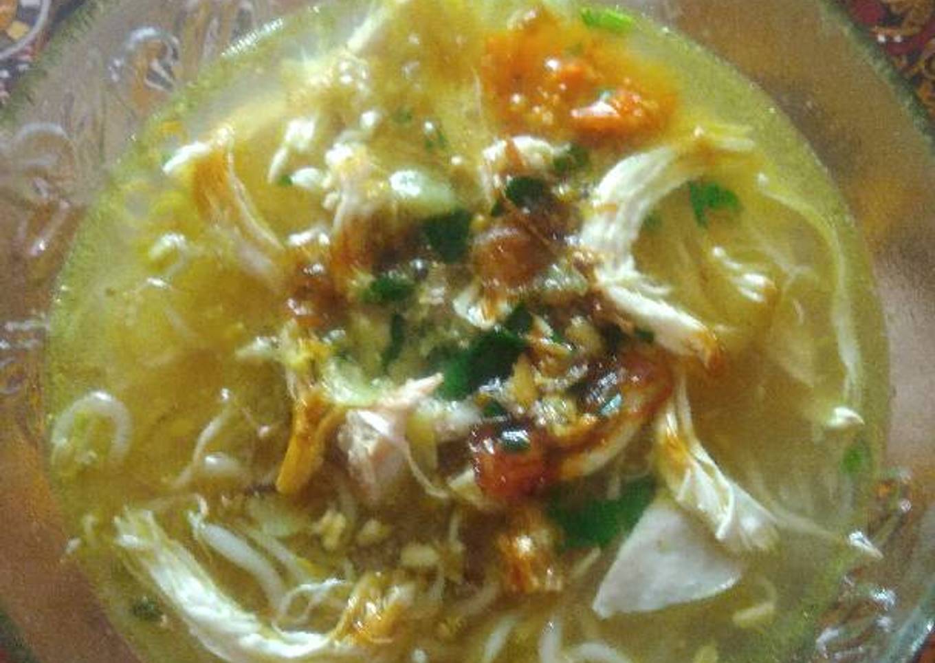 Soto ayam bening