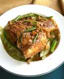 Cá diêu hồng kho đậu móng chim