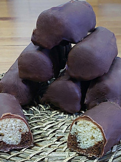 Una foto de Bizcochitos marmolados veganos