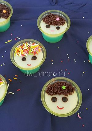Foto resep 382. Puding Kribo Lucu