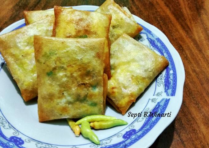 Martabak Telur Praktis dengan Kulit Lumpia