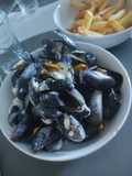 Mussels Marinière with Boursin