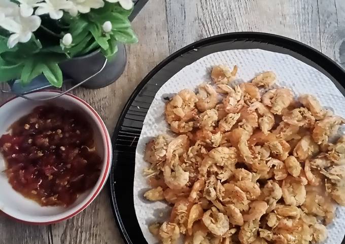 Udang goreng + Sambal ala Bu rudy