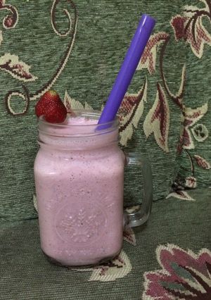 Foto resep Stawberry smoothy