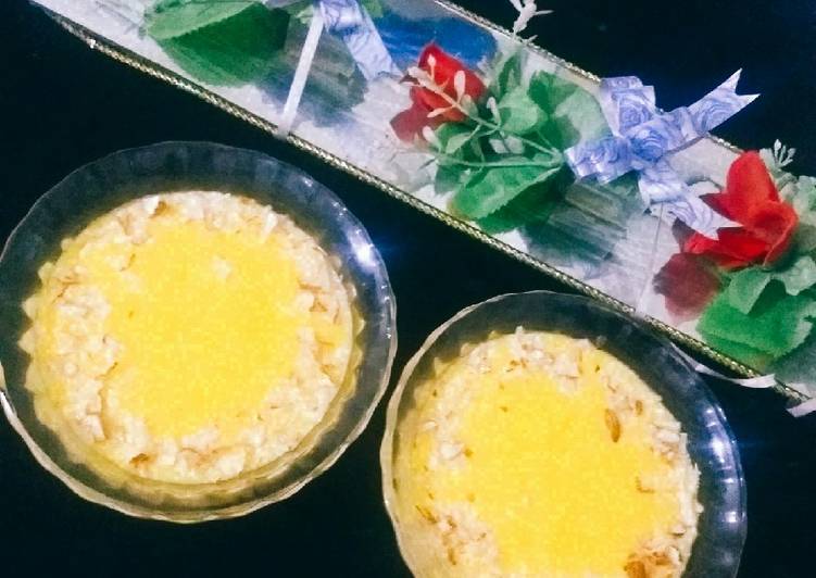 How to Prepare Quick Mango pudding | So Great Food Recipe From My Kitchen