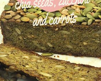 Fast Cooking Methods Quinoa bread with chia seeds zucchini and carrots Savory Delicious