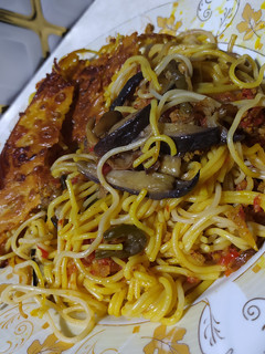 عکسی از دستور پاستا با بادمجان 🍝