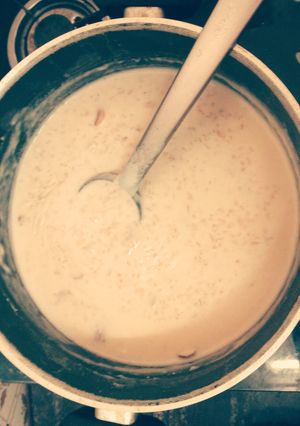 A picture of Rich milk rice sweet(Paalada so creamy).