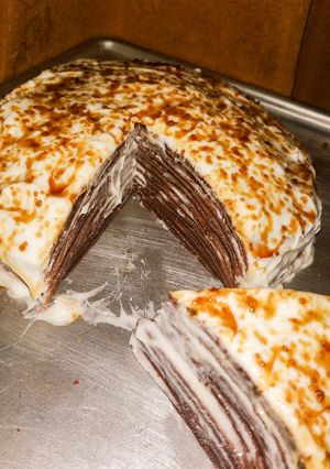 Foto resep Mile crepes choco