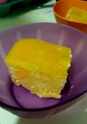 Una foto de Helado de Frutos Amarillos 🍨🍑 (Saludable)
