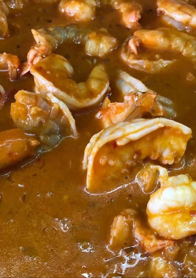 Una foto de Camarones a la diabla Sonorense