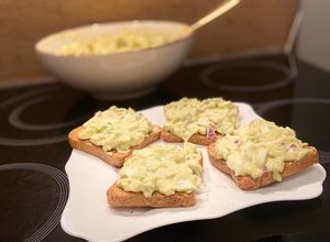 O poză a rețetei Avocado toast.