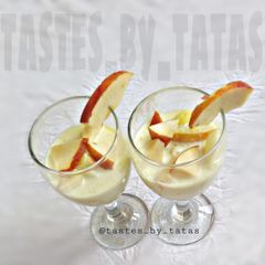 A picture of Custard fruit salad.