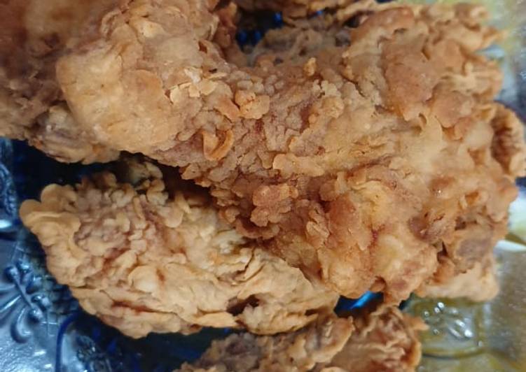 Langkah Mudah untuk Membuat Ayam krispi ala abang2 friedchicken, Menggugah Selera