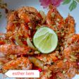 Butter garlic prawn (udang mentega bawang putih)