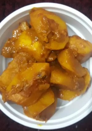 A picture of Masala Potatoes.