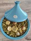 Tajine de pintade et légumes de printemps