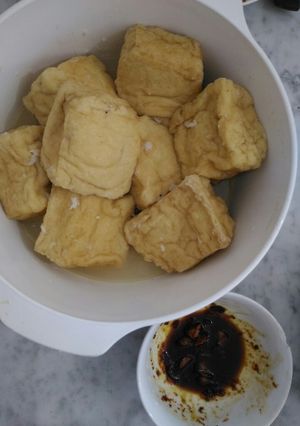 Foto resep Tahu rebus ala kopi eva