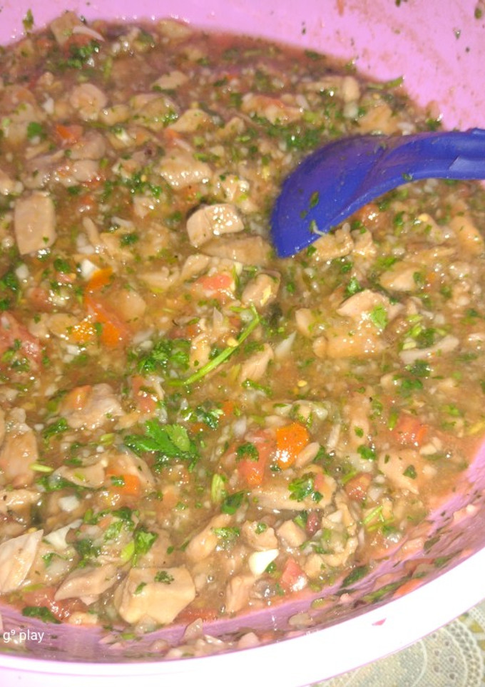 Una foto de Ceviche de jurel
