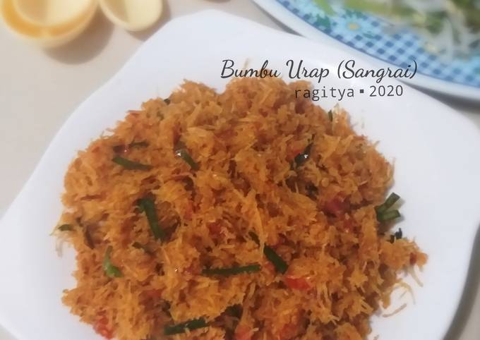 Ternyata begini lho! Cara  memasak Bumbu Urap (Sangrai) yang enak