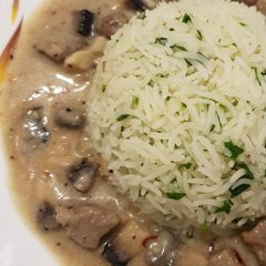 Russian Beef Stroganoff A picture of Russian Beef Stroganoff.