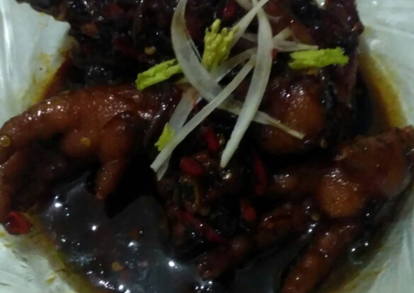 Ceker kecap lada hitam