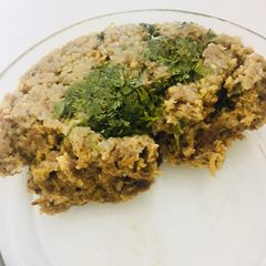 Suran potato khichadi A picture of Suran potato khichadi.