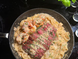 Surf and Turf Pasta 🍝✨