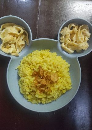 Foto resep Nasi Kuning Rempah Tanpa Santan (Metode Rice Cooker)