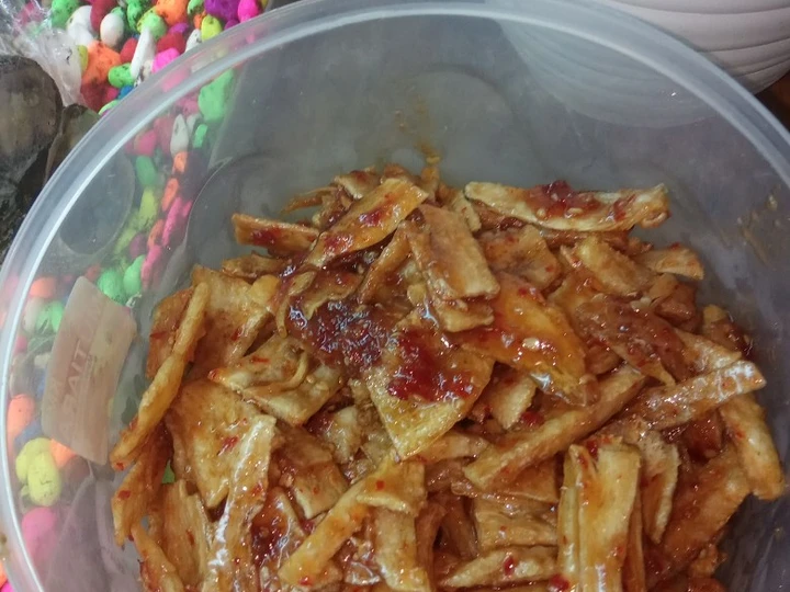 Langkah Mudah untuk Membikin Resep Keripik singkong pedas manis yang Sempurna Anti Ribet, Sempurna