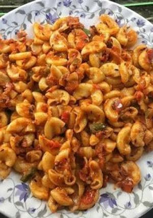 मसाला मैकरॉनी (masala macaroni recipe in Hindi) रेसिपी मुख्य फोटो
