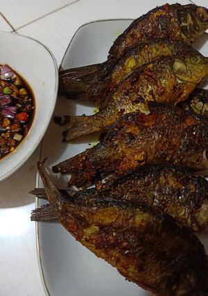 Foto resep Ikan mas goreng sambal kecap