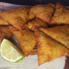 A picture of Vegetarian Samosas #festiveseasoncontestKakamega #Authormarathon.