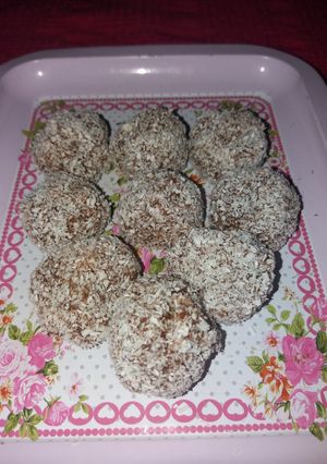 Una foto de Trufas de chocolate y café