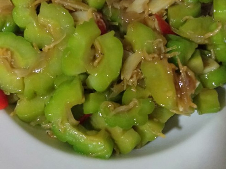 Resep Tumis Pare Ikan Teri, Enak