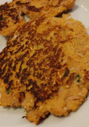 Una foto de Medallones de calabaza y atún
