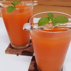 A picture of Refreshing Carrot Ginger Juice.