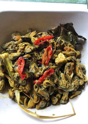 Foto resep Bukur kerang ijo bumbu kuning