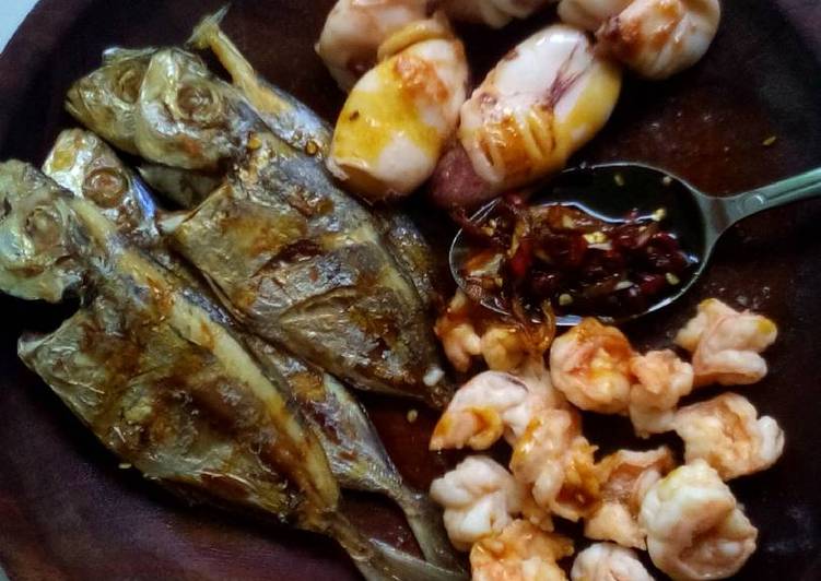 Resep Ikan, cumi, udang bakar ala chef Sarah Anti Gagal
