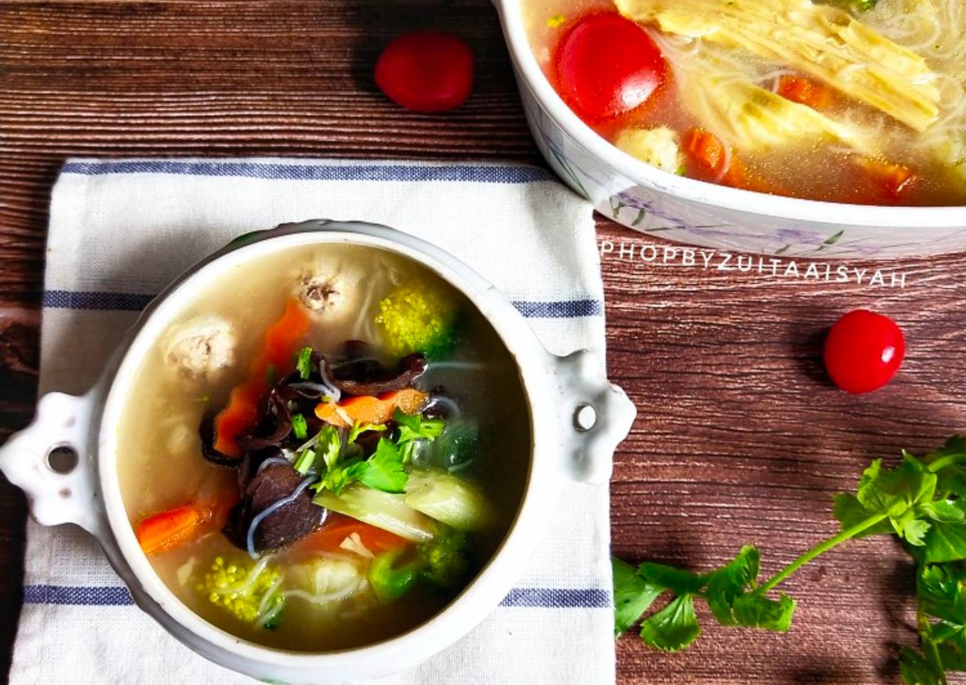 Bebola Sup Ikan Vegetarian