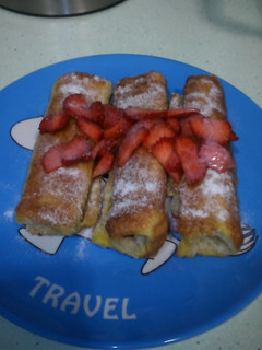 Foto resep Roti isi strawberry goreng