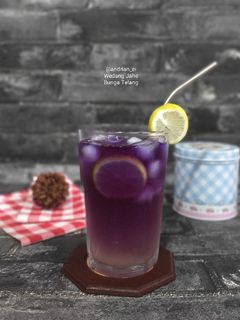 Foto resep Wedang Jahe Bunga Telang