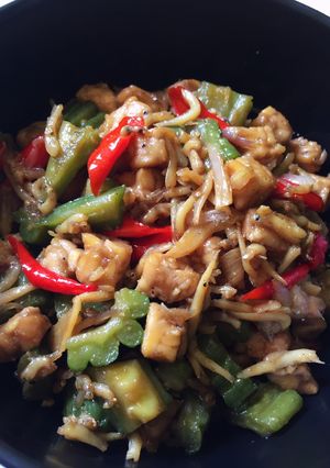 Foto resep Tumis pare tempe