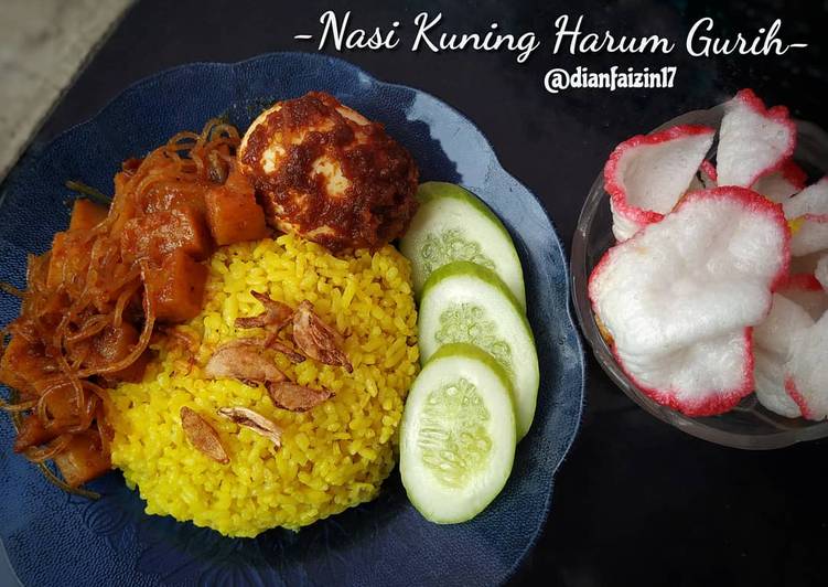 Resep Nasi Kuning Harum Gurih Oleh Dian Rosdiana Lanesa Cookpad