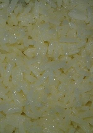 A picture of Boiled rice.