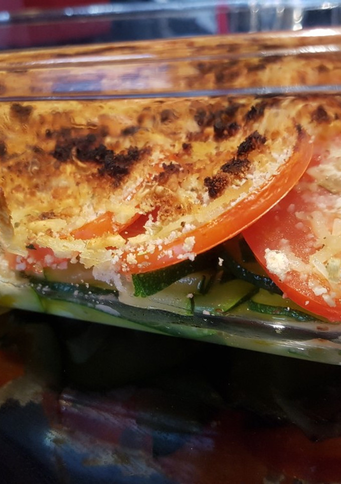 Una foto de Calabacín a la parmesana
