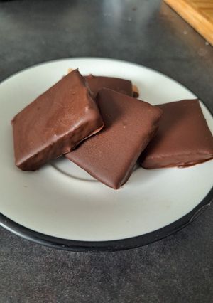 Une photo de Palet amande chocolat