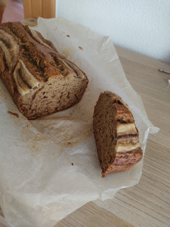 Una foto de Banana bread
